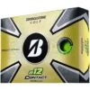Bridgestone E12 Contact Matte Green Personalized Golf Balls