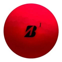 Bridgestone 2023 E12 Contact Matte Red Golf Balls -Golf Equipment Store bridgestone 2023 e12 contact matte red golf balls front itempicture