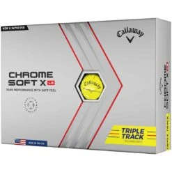 Callaway Chrome Soft X LS Triple Track Yellow Golf Balls