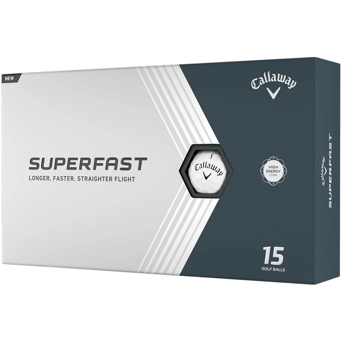 Callaway Superfast White 15-Pack Golf Balls 1 Callaway Superfast White 15-Pack Golf Balls