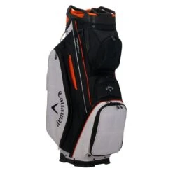 Callaway 2023 ORG 14 Cart Bag -Golf Equipment Store callaway 2023 org 14 cart bag black cream plaid orange 2 itempicture