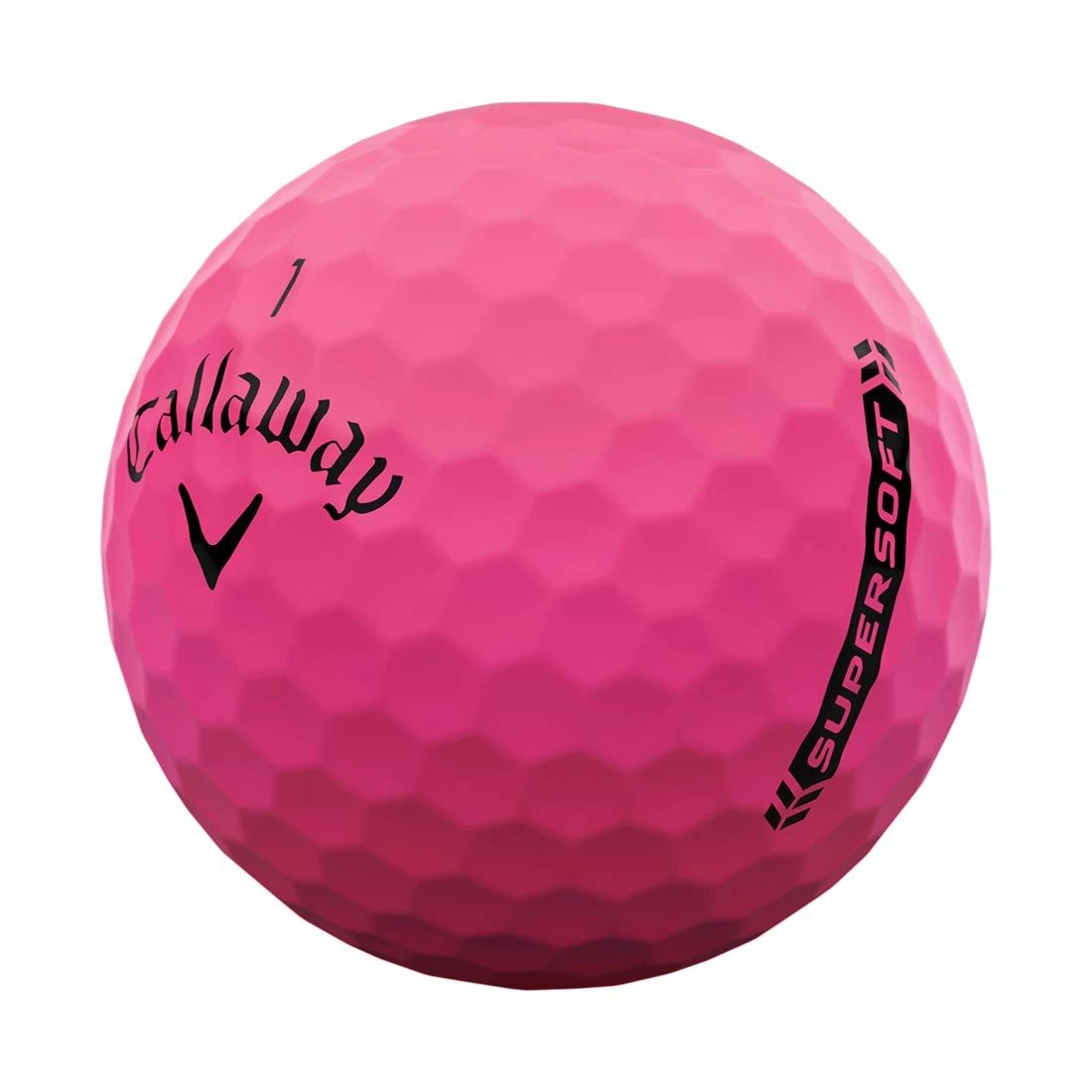 Callaway Supersoft Matte Pink Personalized Golf Balls 2 Callaway Supersoft Matte Pink Personalized Golf Balls - Image 2