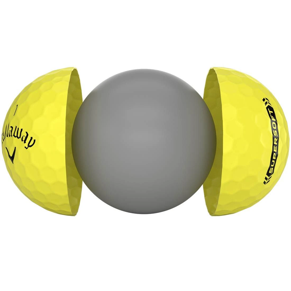 Callaway Supersoft Yellow Golf Balls 3 Callaway Supersoft Yellow Golf Balls - Image 3