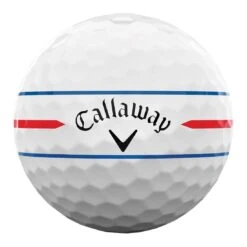 Callaway Chrome Soft X LS 360 Triple Track White Golf Balls -Golf Equipment Store callaway chrome soft x ls 360 triple track white golf balls ball front itempicture