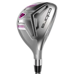 Cobra Women's Fly-XL Complete Set Silver/Plum W/ Cart Bag -Golf Equipment Store cobra womens fly xl set silver plum hybrid