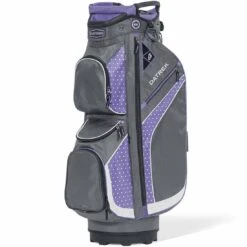 Datrek DG Lite II Cart Bag -Golf Equipment Store datrek dg lite ii cart bag charcoal lavender white dots itempicture