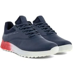 Ecco Women's S-Three Golf Shoes Marine/Hibiscus -Golf Equipment Store ecco womens s three golf shoes marine hibiscus pair itempicture