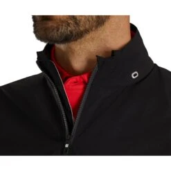FootJoy DryJoys Select Rain Jacket 9 FootJoy DryJoys Select Rain Jacket -Golf Equipment Store footjoy dryjoys select rain jacket black charcoal detail itempicture
