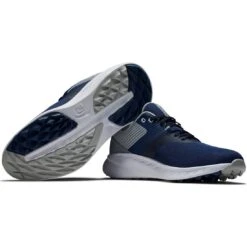 FootJoy Flex Golf Shoes Navy/Grey -Golf Equipment Store footjoy flex golf shoes navy grey 56285 combo itempicture