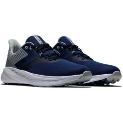 FootJoy Flex Golf Shoes Navy/Grey -Golf Equipment Store footjoy flex golf shoes navy grey 56285 pair itempicture