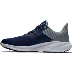 FootJoy Flex Golf Shoes Navy/Grey -Golf Equipment Store footjoy flex golf shoes navy grey 56285 spine itempicture