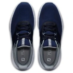 FootJoy Flex Golf Shoes Navy/Grey -Golf Equipment Store footjoy flex golf shoes navy grey 56285 top itempicture