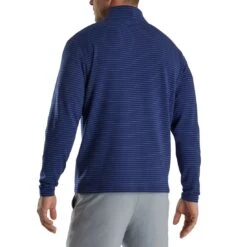 FootJoy French Terry Pullover 7 FootJoy French Terry Pullover -Golf Equipment Store footjoy french terry pullover indigo back itempicture