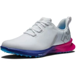 FootJoy Fuel Sport Golf Shoes White/Pink -Golf Equipment Store footjoy fuel sport golf shoes white pink 55455 toe itempicture
