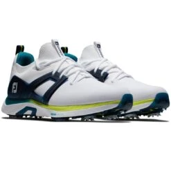 FootJoy HyperFlex Golf Shoes White/Navy/Lime -Golf Equipment Store footjoy hyperflex golf shoes white navy lime 51075 pair itempicture