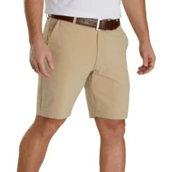 FootJoy Lightweight Shorts 7 FootJoy Lightweight Shorts -Golf Equipment Store footjoy lightweight shorts khaki front itempicture