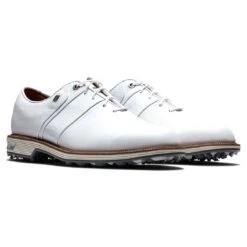 FootJoy Premiere Series Packard Golf Shoes White/White -Golf Equipment Store footjoy premiere series packard golf shoes white white toe pair