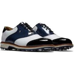 FootJoy Premiere Series Wilcox Golf Shoes Navy/White -Golf Equipment Store footjoy premiere series wilcox golf shoes navy white 54323 display itempicture