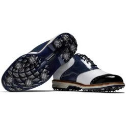 FootJoy Premiere Series Wilcox Golf Shoes Navy/White -Golf Equipment Store footjoy premiere series wilcox golf shoes navy white 54323 pair itempicture