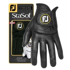 FootJoy 2018 StaSof Golf Glove 5 FootJoy 2018 StaSof Golf Glove -Golf Equipment Store footjoy stasof golf glove black black