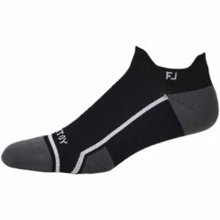 FootJoy Tech D.R.Y. Roll Tab Socks -Golf Equipment Store footjoy tech dry roll tab socks black itempicture