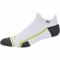 FootJoy Tech D.R.Y. Roll Tab Socks -Golf Equipment Store footjoy tech dry roll tab socks white itempicture