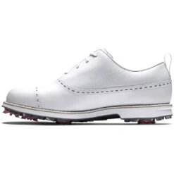 FootJoy Women's Premiere Series Cap Toe Golf Shoes White 9 FootJoy Women's Premiere Series Cap Toe Golf Shoes White -Golf Equipment Store footjoy womens premiere series golf shoes white cap toe instep itempicture