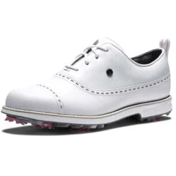 FootJoy Women's Premiere Series Cap Toe Golf Shoes White 12 FootJoy Women's Premiere Series Cap Toe Golf Shoes White -Golf Equipment Store footjoy womens premiere series golf shoes white cap toe toe itempicture