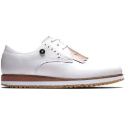 FootJoy Women's Sport Retro Golf Shoes White/Pink
