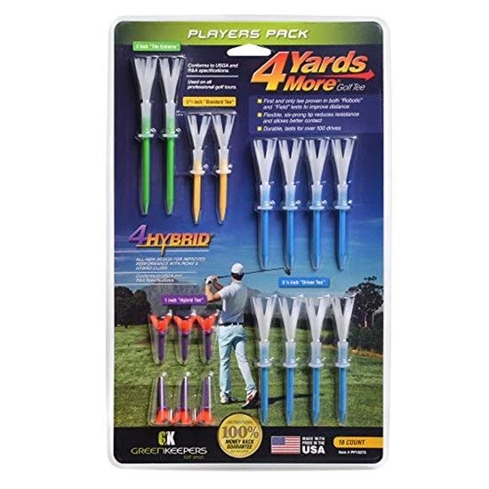 Green Keepers 4 Yards More Players Pack Golf Tees 1 Green Keepers 4 Yards More Players Pack Golf Tees
