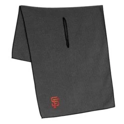Team Effort MLB 19 X 41 Grey Microfiber Towel -Golf Equipment Store mcarthur sports mlb grey microfiber towel san francisco giants