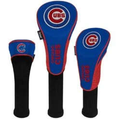 Team Effort MLB Set Of 3 Headcovers -Golf Equipment Store mcarthur sports mlb set of 3 headcovers chicago cubs