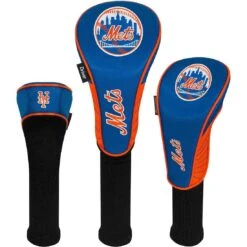 Team Effort MLB Set Of 3 Headcovers -Golf Equipment Store mcarthur sports mlb set of 3 headcovers new york mets