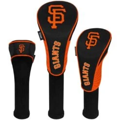 Team Effort MLB Set Of 3 Headcovers -Golf Equipment Store mcarthur sports mlb set of 3 headcovers san francisco giants