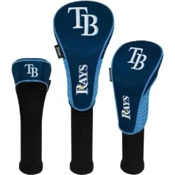Team Effort MLB Set Of 3 Headcovers -Golf Equipment Store mcarthur sports mlb set of 3 headcovers tampa bay rays