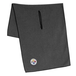 Team Effort NFL 19 X 41 Grey Microfiber Towel -Golf Equipment Store mcarthur sports nfl grey microfiber towel pittsburgh steelers