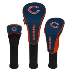 Team Effort NFL Set Of 3 Headcovers -Golf Equipment Store mcarthur sports nfl set of 3 headcovers chicago bears