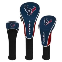 Team Effort NFL Set Of 3 Headcovers -Golf Equipment Store mcarthur sports nfl set of 3 headcovers houston texans