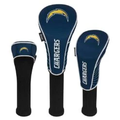 Team Effort NFL Set Of 3 Headcovers -Golf Equipment Store mcarthur sports nfl set of 3 headcovers los angeles chargers
