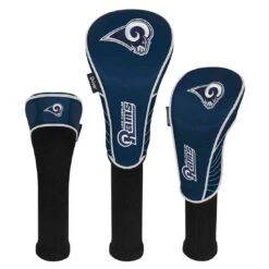 Team Effort NFL Set Of 3 Headcovers -Golf Equipment Store mcarthur sports nfl set of 3 headcovers los angeles rams
