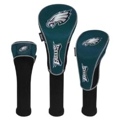 Team Effort NFL Set Of 3 Headcovers -Golf Equipment Store mcarthur sports nfl set of 3 headcovers philadelphia eagles
