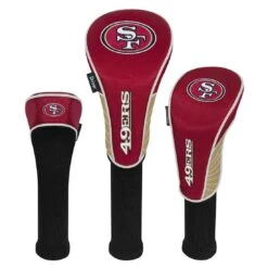 Team Effort NFL Set Of 3 Headcovers -Golf Equipment Store mcarthur sports nfl set of 3 headcovers san francisco 49ers