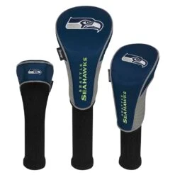 Team Effort NFL Set Of 3 Headcovers -Golf Equipment Store mcarthur sports nfl set of 3 headcovers seattle seahawks