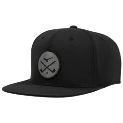 Mizuno Crossed Clubs Snapback Hat -Golf Equipment Store mizuno crossed clubs snapback hat black itempicture