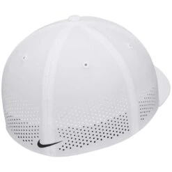 Nike Dri-FIT ADV Rise Hat -Golf Equipment Store nike 2023 dri fit adv rise hat white back itempicture