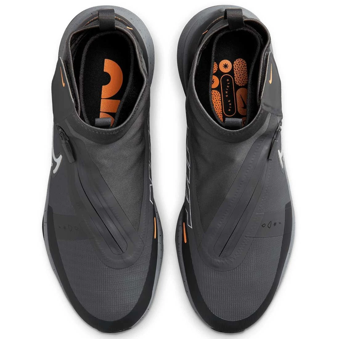 Nike Air Zoom Infinity Tour NXT% Shield Golf Shoes Iron Grey/White/Black 5 Nike Air Zoom Infinity Tour NXT% Shield Golf Shoes Iron Grey/White/Black - Image 5