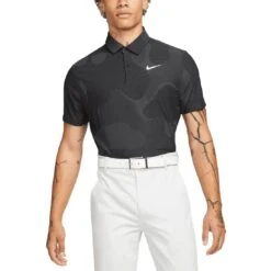 Nike Dri-FIT ADV Tour Camo Polo -Golf Equipment Store nike dri fit adv tour camo polo black itempicture
