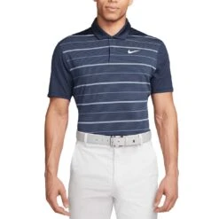 Nike Dri-FIT Tiger Woods Striped Polo 15 Nike Dri-FIT Tiger Woods Striped Polo -Golf Equipment Store nike dri fit tw striped polo midnight navy itempicture