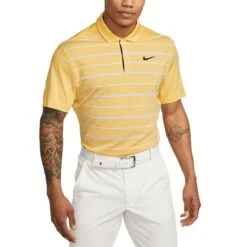 Nike Dri-FIT Tiger Woods Striped Polo 17 Nike Dri-FIT Tiger Woods Striped Polo -Golf Equipment Store nike dri fit tw striped polo topaz gold itempicture