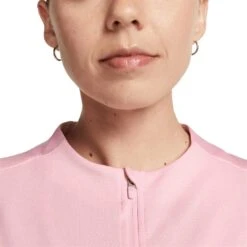 Nike Women's Dri-FIT UV Advantage Half-Zip Pullover -Golf Equipment Store nike womens dri fit club half zip uv pullover medium soft pink detail itempicture
